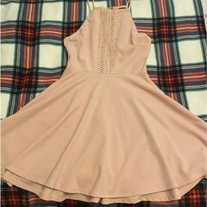 City studio light pink dress